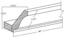 Charger l&#39;image dans la galerie, TOP MOUNT CROWN MOLDING 96&quot;L X 3-5/8&quot;H (ACM)
