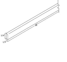 Charger l&#39;image dans la galerie, SCRIBE MOLDING 96&quot;L X 3/4&quot;W (SM)
