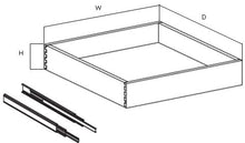 Charger l&#39;image dans la galerie, NATURAL COLOR ROLL OUT DRAWER FOR 24&quot; BASE WITH GLIDES (RD24)
