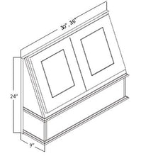 Load image into Gallery viewer, RANGE HOOD FRONT 30&quot;W X 8&quot;D X 24&quot;H (RHF30)
