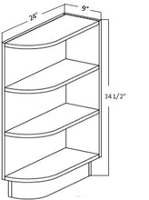 Load image into Gallery viewer, BASE END SHELF CABINET 3 SHELF (INCLUDING BOTTOM) (BES09)
