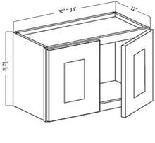 Charger l&#39;image dans la galerie, WALL BRIDGE CABINET 2 DOOR (W3015)
