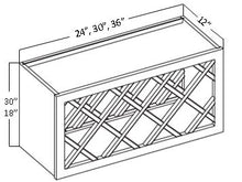 Charger l&#39;image dans la galerie, WINE RACK WALL CABINET 30&quot;W X 12&quot;D X 18&quot;H (WR3018)
