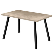 Charger l&#39;image dans la galerie, Dining Table - 36&quot;X 60&quot; / Dark Taupe / Black Metal
