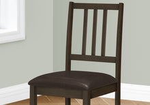 Load image into Gallery viewer, Dining Chair - 2Pcs / 36&quot;H Espresso / Dark Brown Seat
