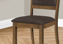 Load image into Gallery viewer, Dining Chair - 2Pcs / 40&quot;H Walnut / Dark Brown Seat
