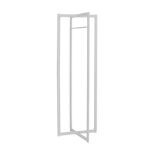 Charger l&#39;image dans la galerie, Coat Rack, Hall Tree, Free Standing, Hanging Bar, Entryway, 72&quot;H, Metal, White, Contemporary, Modern
