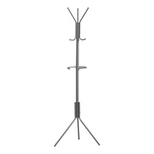 Charger l&#39;image dans la galerie, Coat Rack - 68&quot;H / Silver Metal
