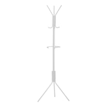 Charger l&#39;image dans la galerie, Coat Rack - 68&quot;H / White Metal
