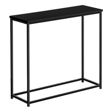 Charger l&#39;image dans la galerie, Accent Table - 32&quot;L / Black / Black Metal Hall Console
