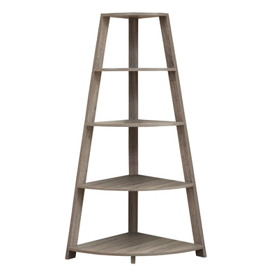 Bookshelf, Bookcase, Etagere, Corner, 4 Tier, 60