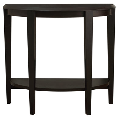 Accent Table, Console, Entryway, Narrow, Sofa, Living Room, Bedroom, Laminate, Dark Brown, Contemporary, Modern