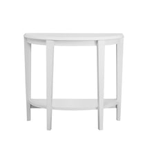 Charger l&#39;image dans la galerie, Accent Table, Console, Entryway, Narrow, Sofa, Living Room, Bedroom, Laminate, White, White, Contemporary, Modern
