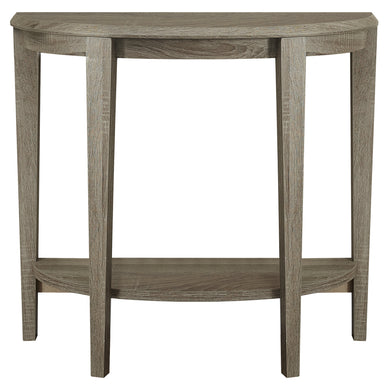 Accent Table, Console, Entryway, Narrow, Sofa, Living Room, Bedroom, Laminate, Dark Taupe, Contemporary, Modern