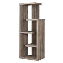 Charger l&#39;image dans la galerie, Bookshelf, Bookcase, Etagere, 4 Tier, Office, Bedroom, 48&quot;H, Laminate, Dark Taupe, Contemporary, Modern
