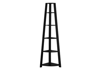 Bookshelf, Bookcase, Etagere, Corner, 5 Tier, 72