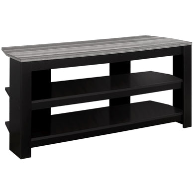 Tv Stand, 42 Inch, Console, Media Entertainment Center, Storage Cabinet, Living Room, Bedroom, Laminate, Black, Grey, Contemporary, Modern