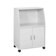 Load image into Gallery viewer, Kitchen Cart - 33&quot;H / White On Castors
