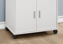 Load image into Gallery viewer, Kitchen Cart - 33&quot;H / White On Castors
