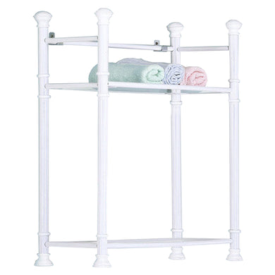 Shelves, Storage, Metal Frame, Tempered Glass, White, White, Contemporary, Modern