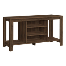 Charger l&#39;image dans la galerie, Tv Stand, 48 Inch, Console, Media Entertainment Center, Storage Cabinet, Living Room, Bedroom, Laminate, Walnut, Contemporary, Modern
