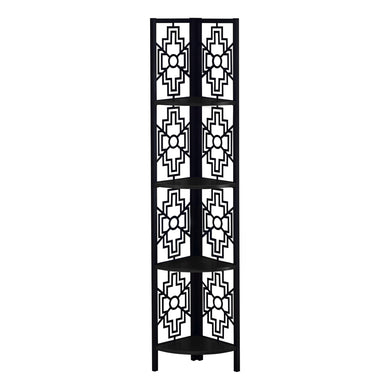 Bookshelf, Bookcase, Etagere, Corner, 4 Tier, 62