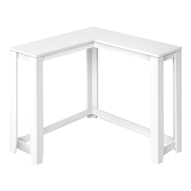 Accent Table, Console, Entryway, Narrow, Corner, Living Room, Bedroom, Laminate, White, Contemporary, Modern
