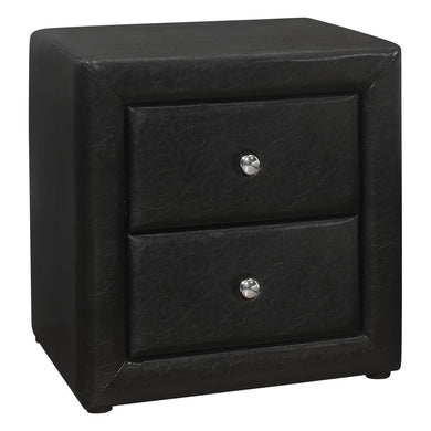 Nightstand - Upholstered / 2 Storage Drawers - 21