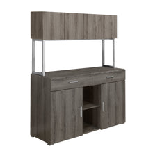 Charger l&#39;image dans la galerie, Office Cabinet - 48&quot;L / Dark Taupe Storage Credenza
