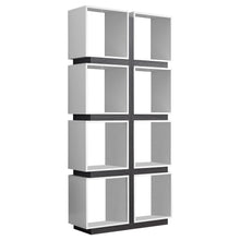 Load image into Gallery viewer, Bookshelf, Bookcase, Etagere, 5 Tier, Office, Bedroom, 71&quot;H, Laminate, White, White, Contemporary, Modern
