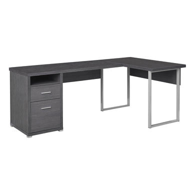 Computer Desk, Home Office, Corner, Left, Right Set-Up, Storage Drawers, 80