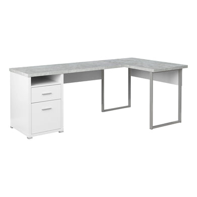 Computer Desk, Home Office, Corner, Left, Right Set-Up, Storage Drawers, 80