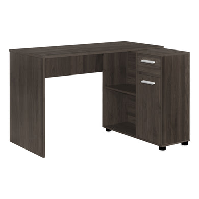 Computer Desk, Home Office, Corner, Storage Drawers, 46