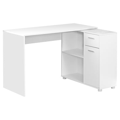 Computer Desk, Home Office, Corner, Storage Drawers, 46