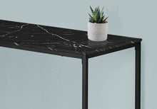 Load image into Gallery viewer, Computer Desk, Home Office, Corner, 58&quot;L, L Shape, Metal Legs, Laminate, Black Marble-Look, Contemporary, Glam, Modern
