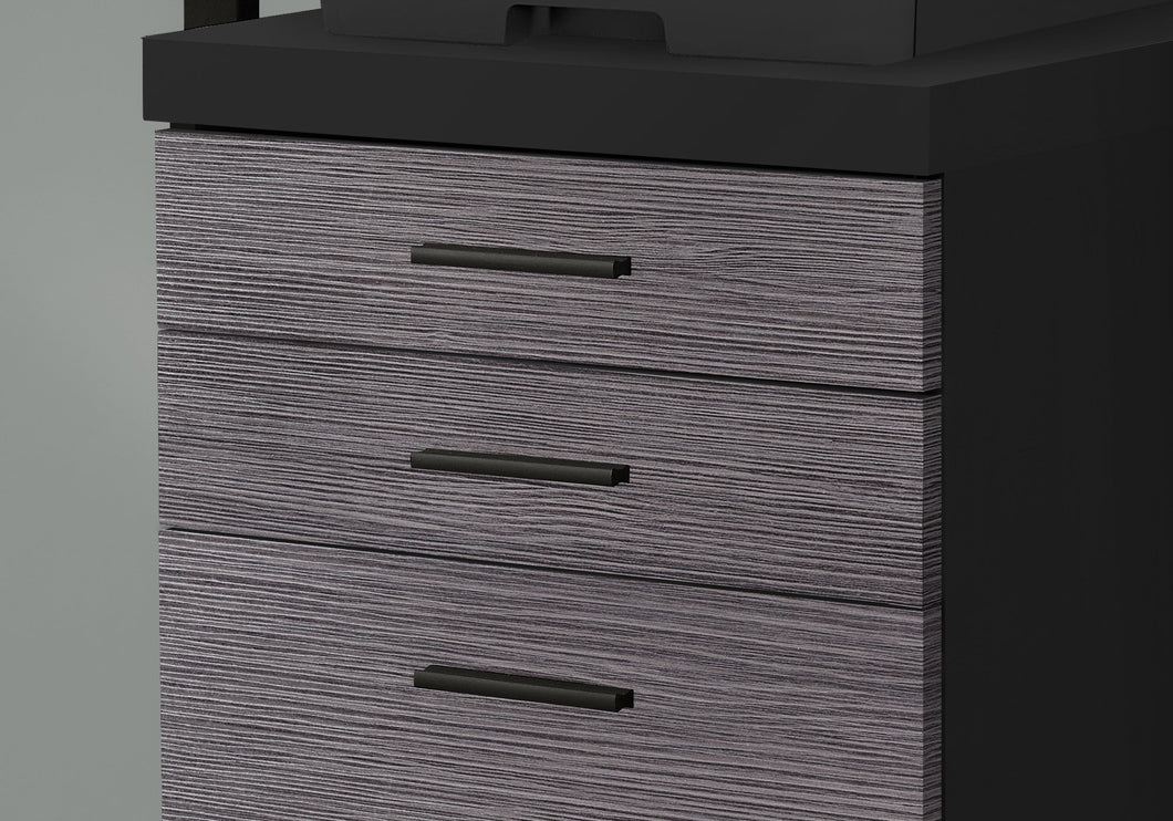 File Cabinet, Rolling Mobile, Storage, Printer Stand, Wood File Cabinet, Office, Mdf, Black, Contemporary, Modern