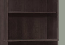 Load image into Gallery viewer, Bookshelf, Bookcase, 6 Tier, 72&quot;H, Office, Bedroom, Laminate, Dark Brown, Contemporary, Modern, Transitional
