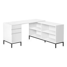 Load image into Gallery viewer, Computer Desk - 60&quot;L / White L-Shaped Corner
