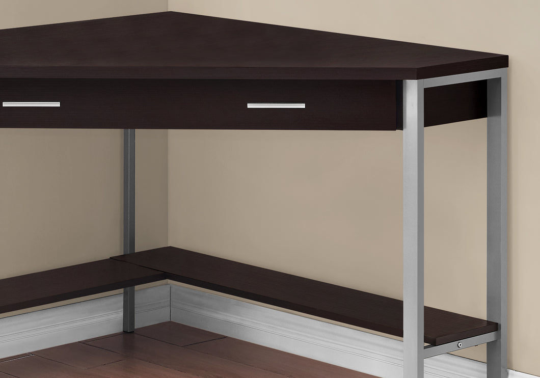 Computer Desk, Home Office, Corner, Storage Drawers, 42