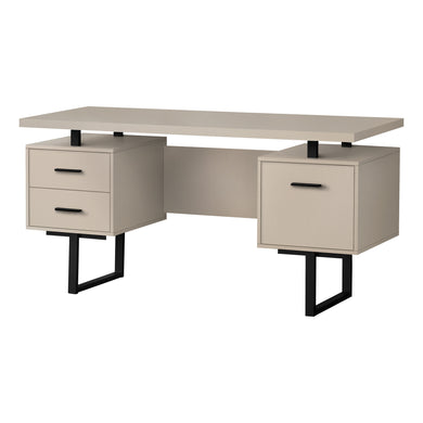 Computer Desk, Home Office, Laptop, Left, Right Set-Up, Storage Drawers, 60