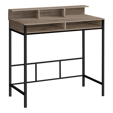 Computer Desk, Home Office, Standing, Storage Shelves, 48