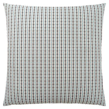 Load image into Gallery viewer, Pillows, 18 X 18 Square, Insert Included, Decorative Throw, Accent, Sofa, Couch, Bed, Soft Polyester Woven Fabric, Hypoallergenic Soft Polyester Insert, Light Blue And Dark Grey, Abstract Dot Design, Classic Dot Design, Classic
