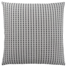 Load image into Gallery viewer, Pillows, 18 X 18 Square, Insert Included, Decorative Throw, Accent, Sofa, Couch, Bed, Soft Polyester Woven Fabric, Hypoallergenic Soft Polyester Insert, Light Grey And Black, Abstract Dot Design, Classic Dot Design, Classic
