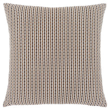 Load image into Gallery viewer, Pillows, 18 X 18 Square, Insert Included, Decorative Throw, Accent, Sofa, Couch, Bed, Soft Polyester Woven Fabric, Hypoallergenic Soft Polyester Insert, Light And Dark Brown, Abstract Dot Design, Classic Dot Design, Classic
