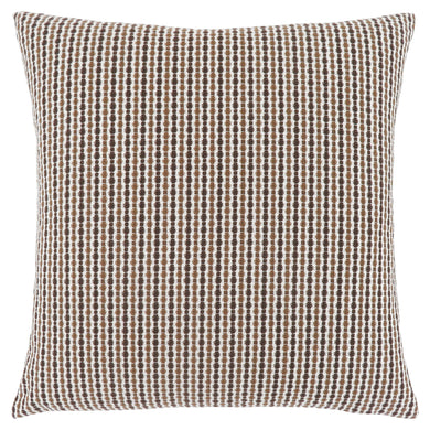 Pillows, 18 X 18 Square, Insert Included, Decorative Throw, Accent, Sofa, Couch, Bed, Soft Polyester Woven Fabric, Hypoallergenic Soft Polyester Insert, Light And Dark Brown, Abstract Dot Design, Classic Dot Design, Classic