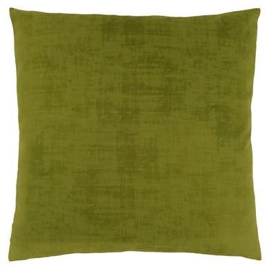 Pillows, 18 X 18 Square, Insert Included, Decorative Throw, Accent, Sofa, Couch, Bed, Soft Brushed Velvet Polyester Fabric, Hypoallergenic Soft Polyester Insert, Lime Green, Classic