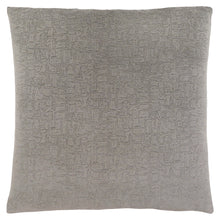 Load image into Gallery viewer, Pillows, 18 X 18 Square, Insert Included, Decorative Throw, Accent, Sofa, Couch, Bed, Plush Velvet Finish, Soft Polyester Fabric, Hypoallergenic Soft Polyester Insert, Grey, Contemporary, Modern
