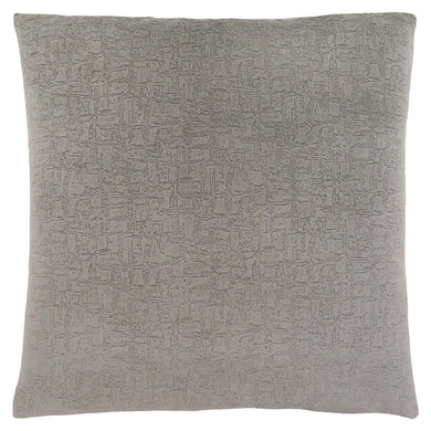 Pillows, 18 X 18 Square, Insert Included, Decorative Throw, Accent, Sofa, Couch, Bed, Plush Velvet Finish, Soft Polyester Fabric, Hypoallergenic Soft Polyester Insert, Grey, Contemporary, Modern