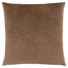 Charger l&#39;image dans la galerie, Pillows, 18 X 18 Square, Insert Included, Decorative Throw, Accent, Sofa, Couch, Bed, Plush Velvet Finish, Soft Polyester Fabric, Hypoallergenic Soft Polyester Insert, Light Brown, Contemporary, Modern
