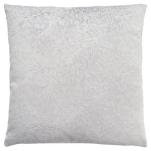 Charger l&#39;image dans la galerie, Pillows, 18 X 18 Square, Insert Included, Decorative Throw, Accent, Sofa, Couch, Bed, Lush Velvet-Look Polyester Fabric, Hypoallergenic Soft Polyester Insert, Light Grey, Glam
